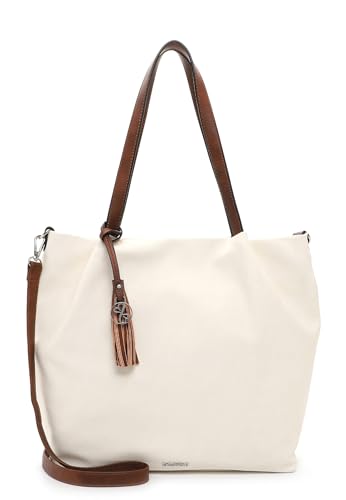 Emily & Noah Shopper E&N Elke 62792 Damen Handtaschen Uni cream 470 von Emily & Noah