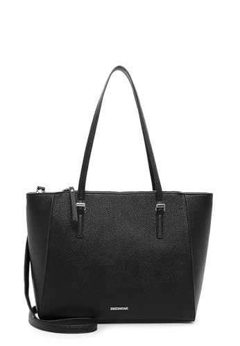 Emily & Noah Shopper E&N Ella 64356 Damen Handtaschen Zweifarbig black 100 von Emily & Noah