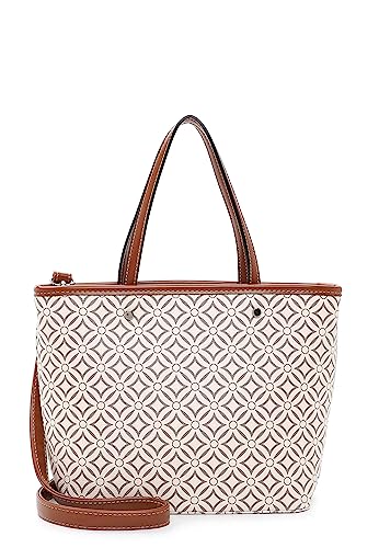 Emily & Noah Shopper E&N Helsinki 1253 Damen Handtaschen Mustermix ecru 320 von Emily & Noah