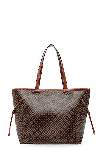 Emily & Noah Shopper E&N Helsinki 1254 Damen Handtaschen Mustermix brown 200 von Emily & Noah