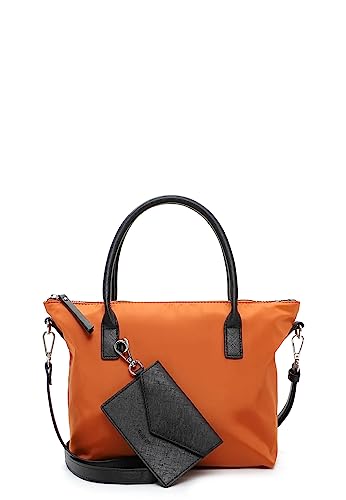 Emily & Noah Shopper E&N Marseille RUE 09 1210 Damen Handtaschen Zweifarbig orange 610 von Emily & Noah