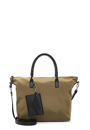 Emily & Noah Shopper E&N Marseille RUE 09 1211 Damen Handtaschen Zweifarbig oliv 960 von Emily & Noah