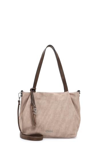 Emily & Noah Shopper E&N Elke 62791 Damen Handtaschen Uni sand kombi 429 von Emily & Noah