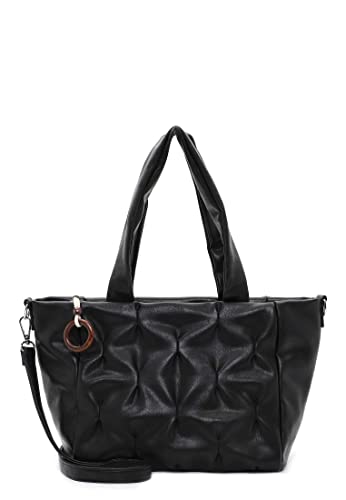 Emily & Noah Shopper Karlotta 63763 Damen Handtaschen Uni black 100 von Emily & Noah