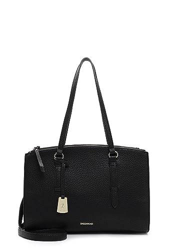 Emily & Noah Shopper Nikola 64043 Damen Handtaschen Uni black 100 von Emily & Noah