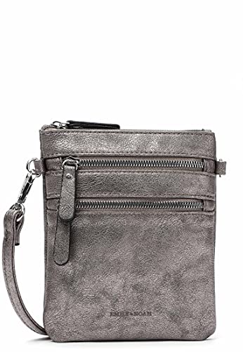 Emily & Noah Umhängetasche E&N Emma 60392 Damen Handtaschen Uni darksilver 833 von Emily & Noah