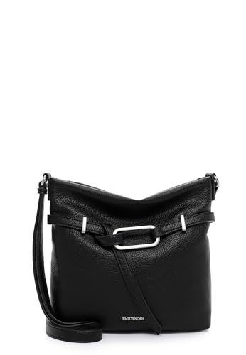 Emily & Noah Umhängetasche E&N Baila 64520 Damen Handtaschen Uni black 100 von Emily & Noah