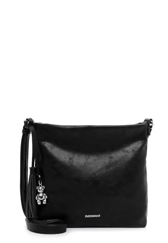 Emily & Noah Umhängetasche E&N Beatrix 64452 Damen Handtaschen Uni black 100 von Emily & Noah