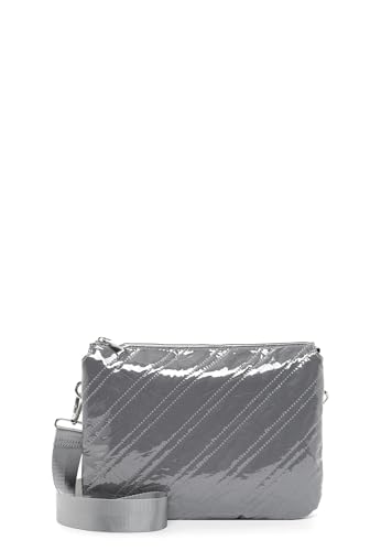 Emily & Noah Umhängetasche E&N Belinda 64460 Damen Handtaschen wattiert silver 830 von Emily & Noah