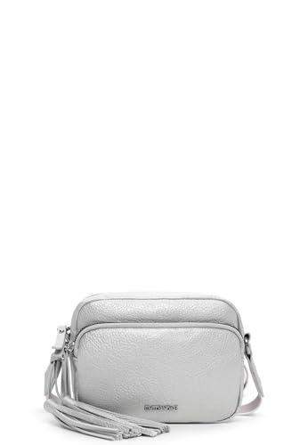 Emily & Noah Umhängetasche E&N Belli 64560 Damen Handtaschen Uni shinysilver 842 von Emily & Noah