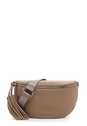 Emily & Noah Umhängetasche E&N Belli 64561 Damen Handtaschen Uni taupe 900 von Emily & Noah