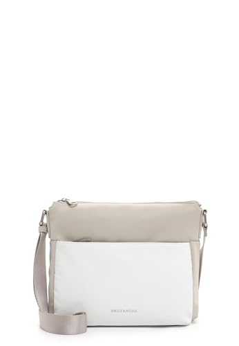 Emily & Noah Umhängetasche E&N Bettina 64540 Damen Handtaschen Zweifarbig white 300 von Emily & Noah