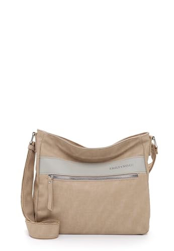 Emily & Noah Umhängetasche E&N Bonnie 64341 Damen Handtaschen Material Mix taupe 900 von Emily & Noah