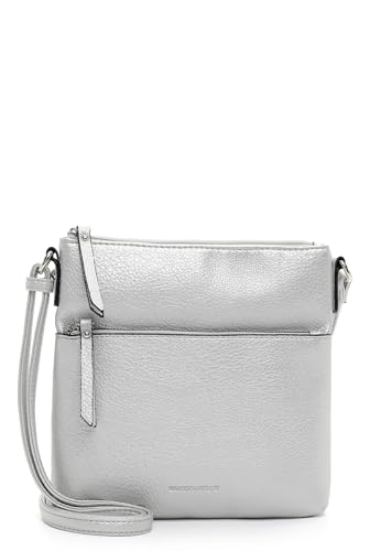 Emily & Noah Umhängetasche E&N Emma 61720 Damen Handtaschen Uni shinysilver 842 von Emily & Noah