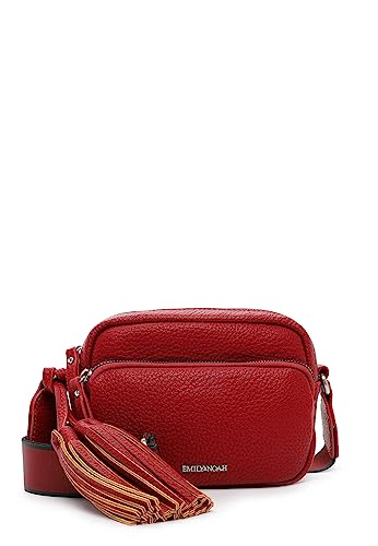 Emily & Noah Umhängetasche Nadine 64070 Damen Handtaschen Uni red 600 von Emily & Noah