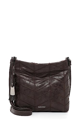 Emily & Noah Umhängetasche Nikolina 64231 Damen Handtaschen Uni brown 200 von Emily & Noah