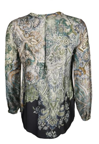 Emily van den Bergh Damenbluse blau Paisley - 36 von Emily van den Bergh