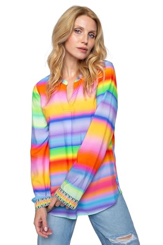 Emily van den Bergh - Damenbluse 8479-690 - Mehrfarbig, 46 von Emily van den Bergh