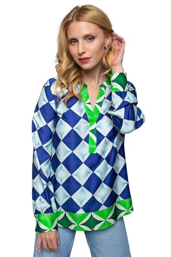 Emily van den Bergh - Damenbluse 8483-954 - Mehrfarbig, 44 von Emily van den Bergh