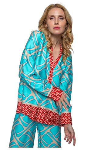 Emily van den Bergh - Damenbluse 8484-950 - Mehrfarbig, 40 von Emily van den Bergh