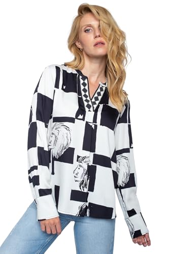 Emily van den Bergh - Damenbluse 8514 - Schwarz-Weiß, 36 Emily van den Bergh - Damenbluse 8514 - Schwarz-Weiß, 36 von Emily van den Bergh