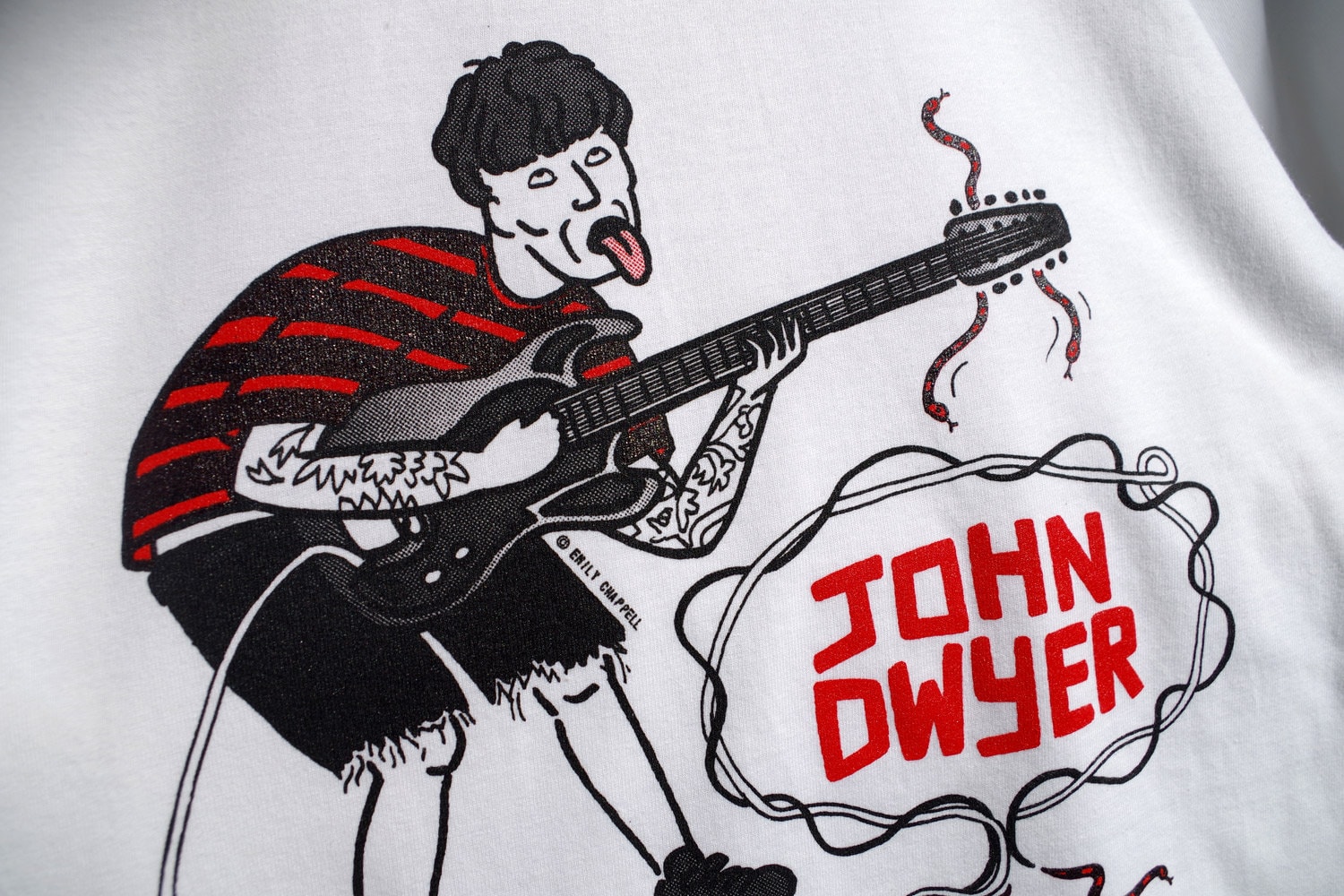 John Dwyer - Illustriertes T-Shirt John Dwyer - Illustriertes T-Shirt von EmilyChappell