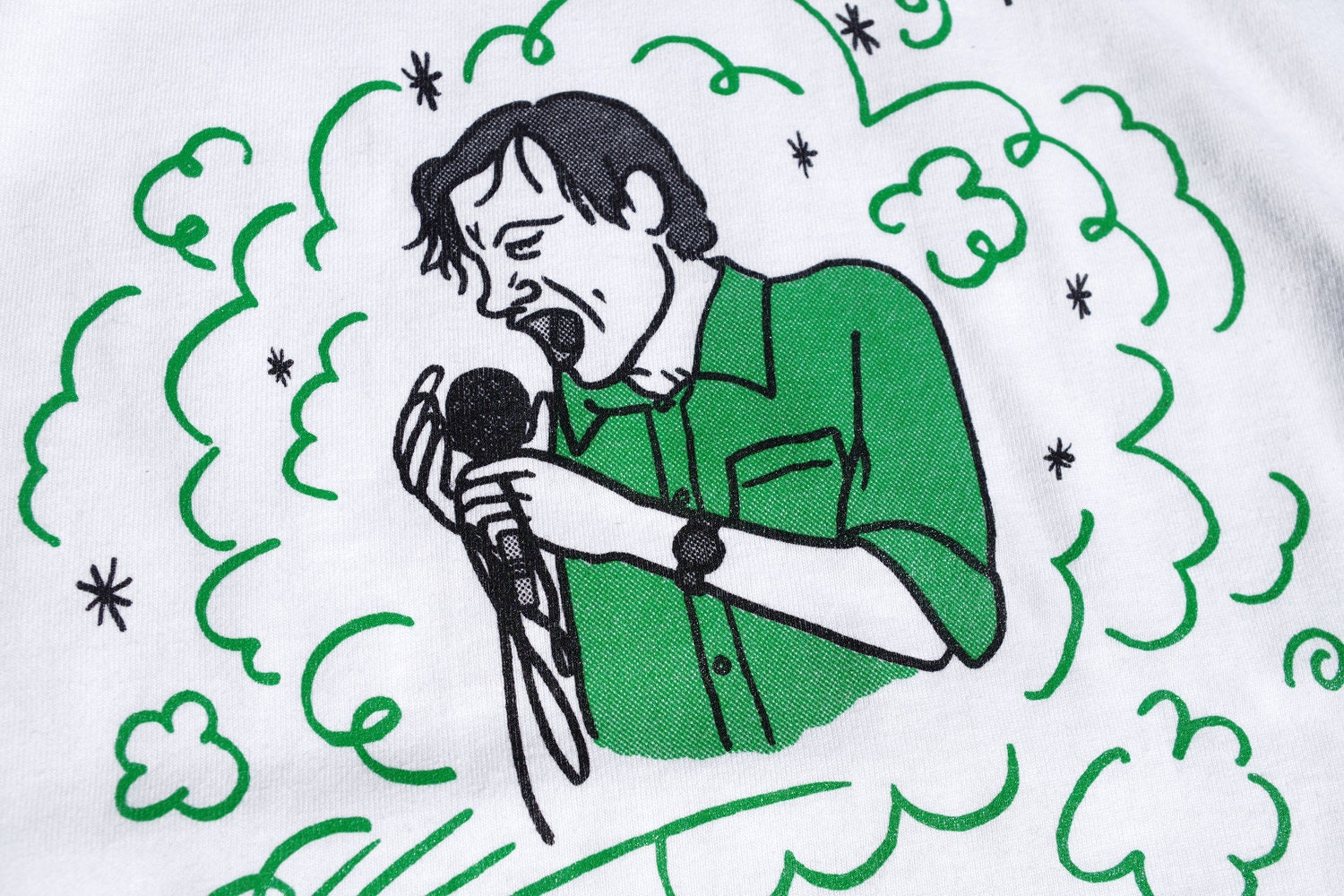Mark E Smith - Illustriertes T-Shirt Mark E Smith - Illustriertes T-Shirt von EmilyChappell