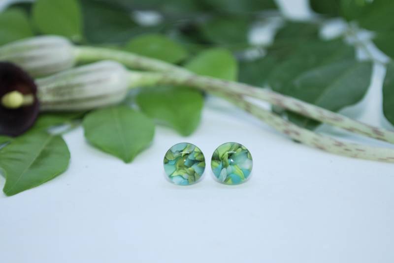 Carribean Loft Handgemachte Glasohrstecker von EmilyJeanDesign