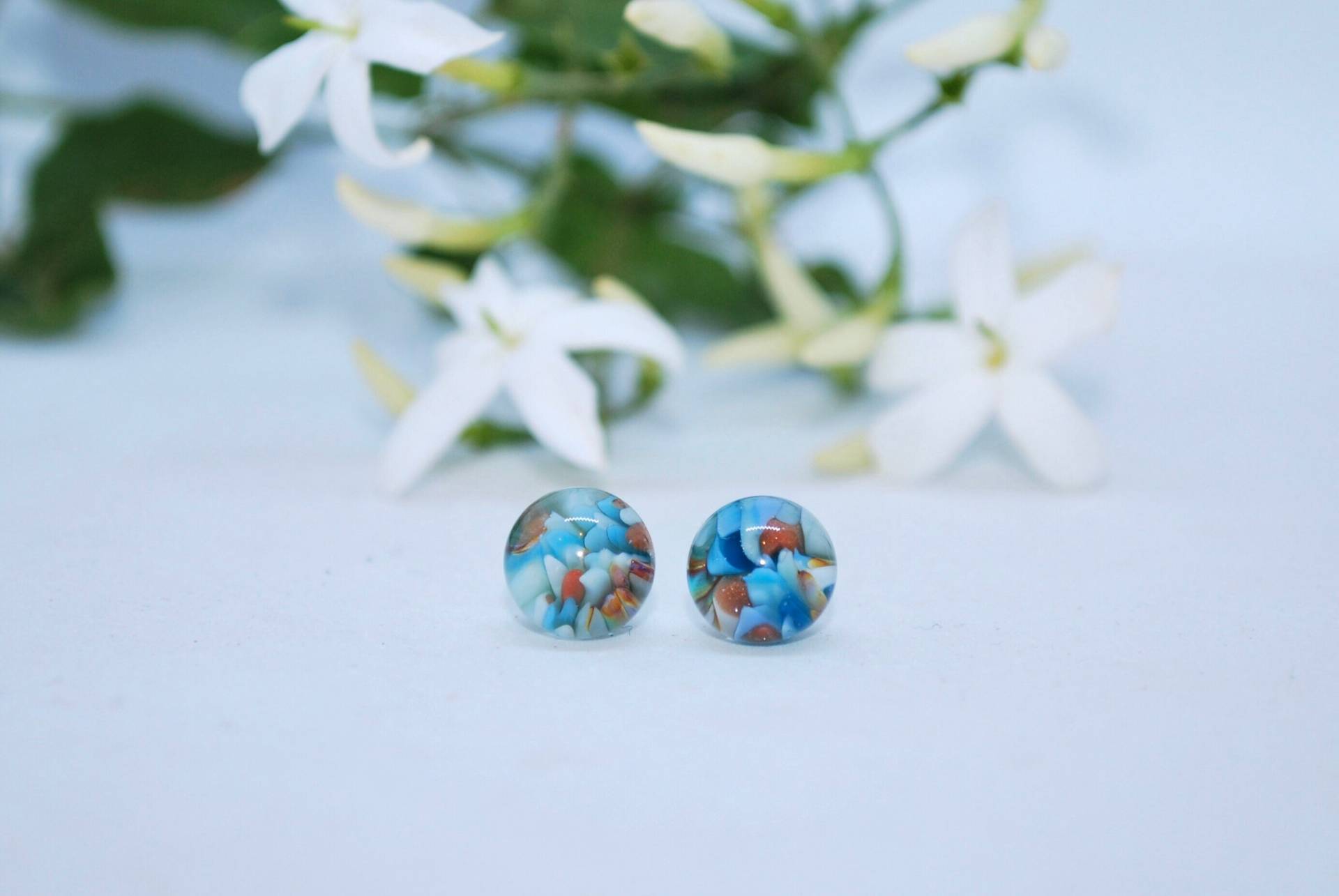 Gold Coast Glas Ohrstecker von EmilyJeanDesign