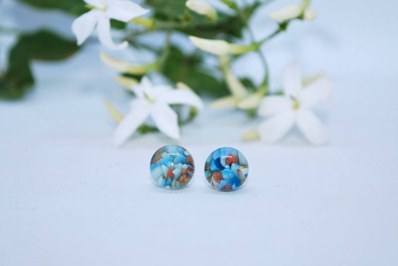 Gold Coast Glas Ohrstecker von EmilyJeanDesign