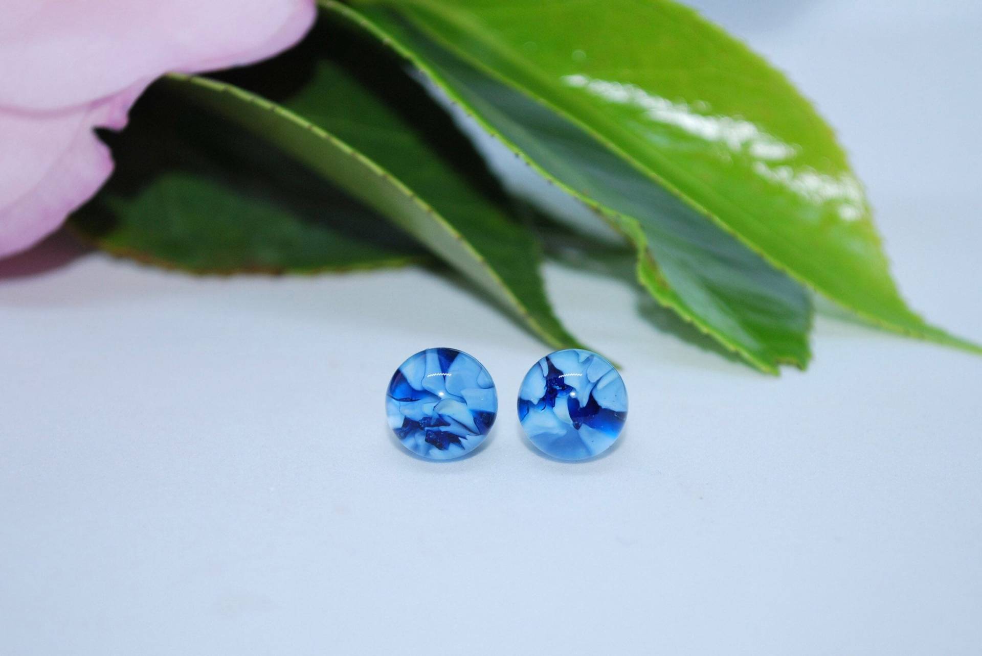 House Of Blues Handgefertigte Ohrstecker Aus Glas von EmilyJeanDesign