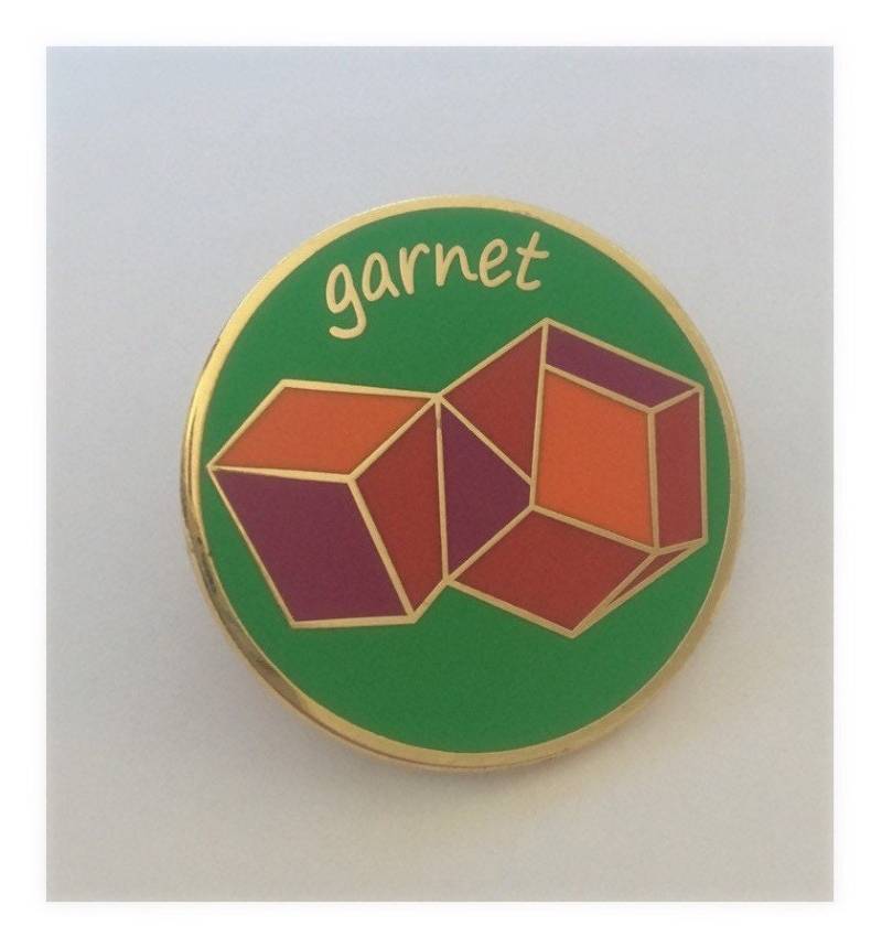Granat Enamal Pin, Geologe Vorhanden, Beste Lehrer Geschenk Granat Enamal Pin, Geologe Vorhanden, Beste Lehrer Geschenk von EmilyLovesRocks