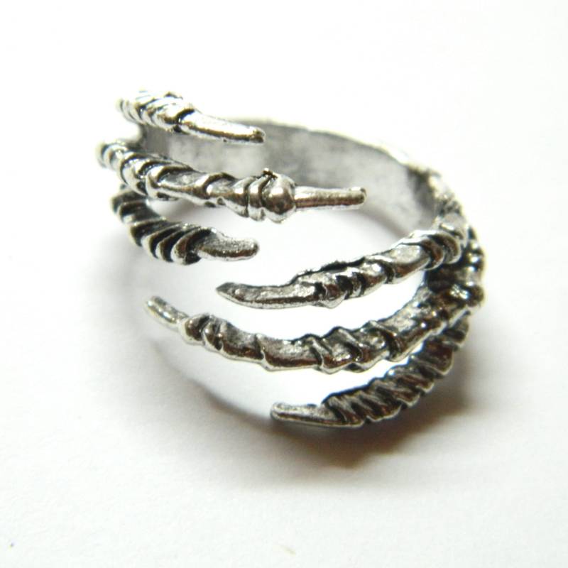 Geißblatt Ring Tentakel Oktopus Unisex Verwirrte Schlange Verstellbare Offene Größe Schuppen Reptil Viper Vintage Silber Überraschungsgeschenk von EmilySteampunk