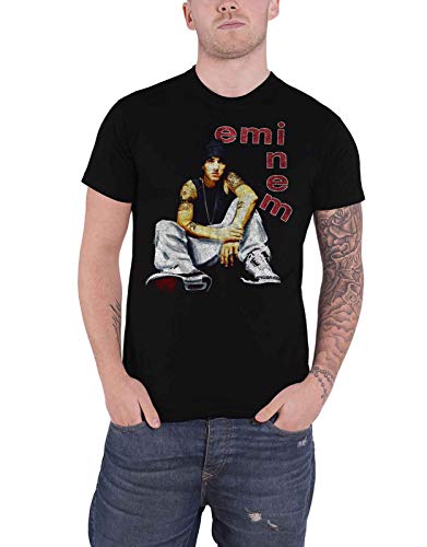 Eminem Herren TShirt -XXL- Letters Schwarz von Eminem