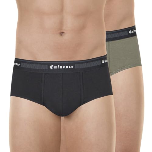 Eminence- 2er-Set Tailor Herren-Slips- Bio-Stretch-Baumwolle, ergonomische Passform, Jacquard-Gürtel- Oeko-TEX Standard 100 Label von Eminence