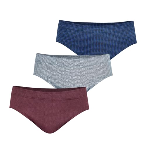 Eminence- 3er-Set Herren-Slips mit niedriger Taille- 100% gekämmter Baumwolljersey- gefütterte Vorderseiten- Oeko-TEX Standard 100 Label- hervorragender Halt, toller Komfort von Eminence