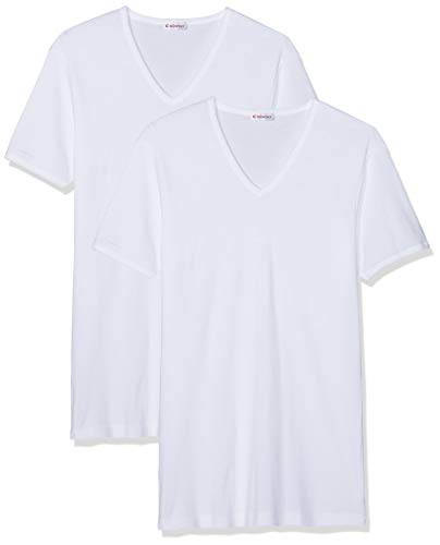 Eminence Herren Classiques Unterhemd, (2er Pack), Weiß (Blanc 6101), L EU von Eminence