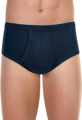 Eminence Herren Pur Coton Slip Taille Haute Ouvert Unterhose, Blau (Marineblau), D 8 / US XXL / UK 40 /FR 6 EU von Eminence