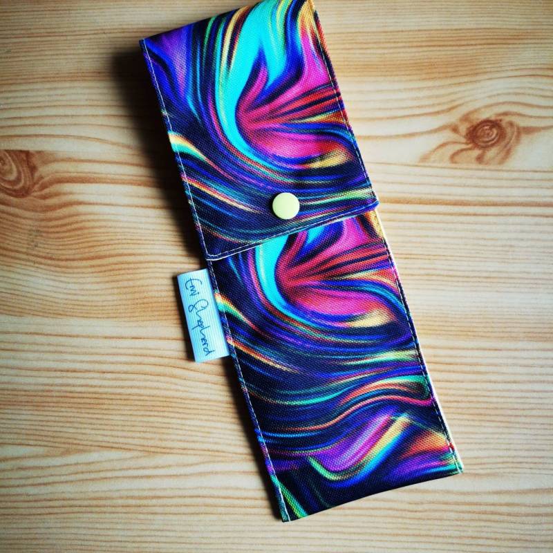 Cutlery Case , Eco-Friendly Cutlery Storage, Gift For Women, Travel Case, Pink Pouch, Utensil von Emishepherd