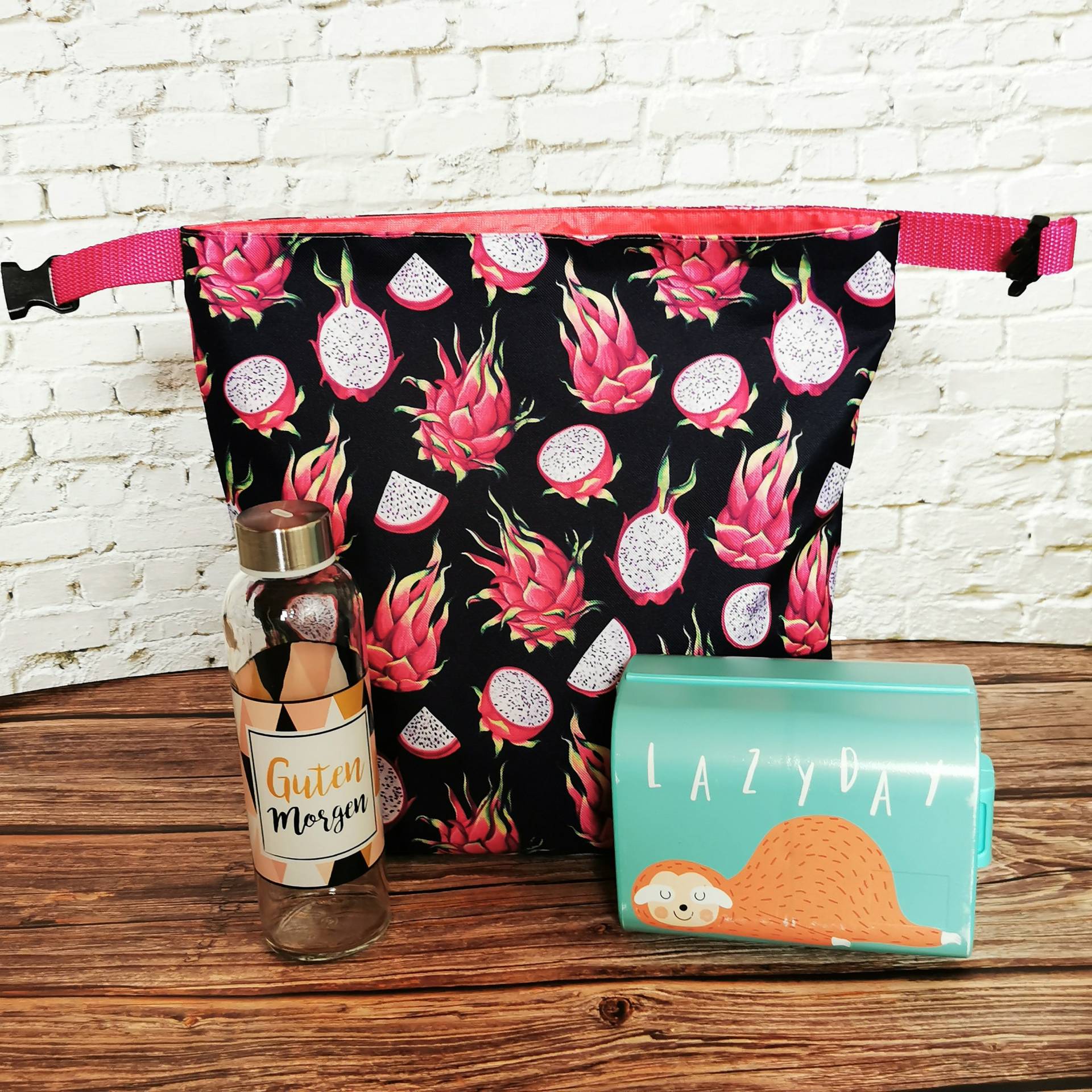 Lunch Bag For Women, Fabric Lunch Bags, Reusable Eco-Friendly Washable Bag, Water Repellent von Emishepherd