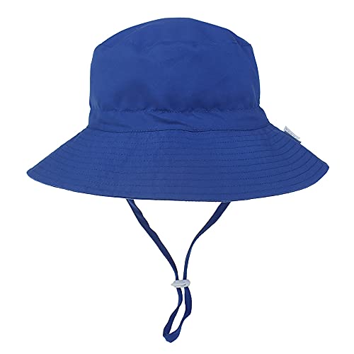 Emlivi Unisex Baby Sonnenhut Kleinkinder Kappe Mütze Fischerhut Strandhut Kinder Stern Hüte Für Mädchen Jungen Sommerhut UV Schutz UPF 50+, (Königsblau 3-6 Jahre) von Emlivi