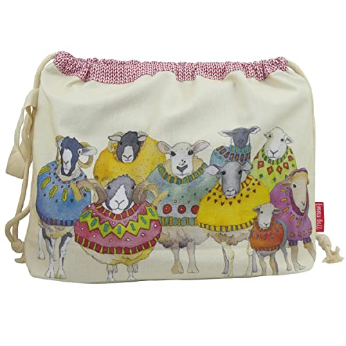 Emma Ball Drawstring Bag Sheep In Sweaters Size 39cm X 31cm von Emma Ball