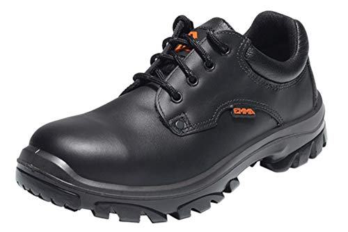 Emma Sicherheit Schuhe - Schwartz O2 LO Komfortabler Herren Sicherheitsschuh PU/SRC - Tom, 44 EU/10 UK von Emma Safety Footwear