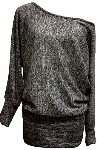 Emma & Giovanni - Tunika - Pullover - Damen (Schwarz, L-XL) von Emma & Giovanni