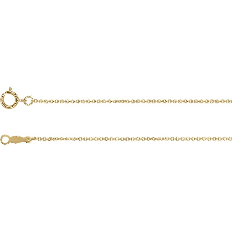 Massive Goldkette | 1 Mm Zierliche 14K Ankerkette Einstellbar 16"18" Massive Goldkette | 1 Mm Zierliche 14K Ankerkette Einstellbar 16"18" von EmmaBrookeJewelry