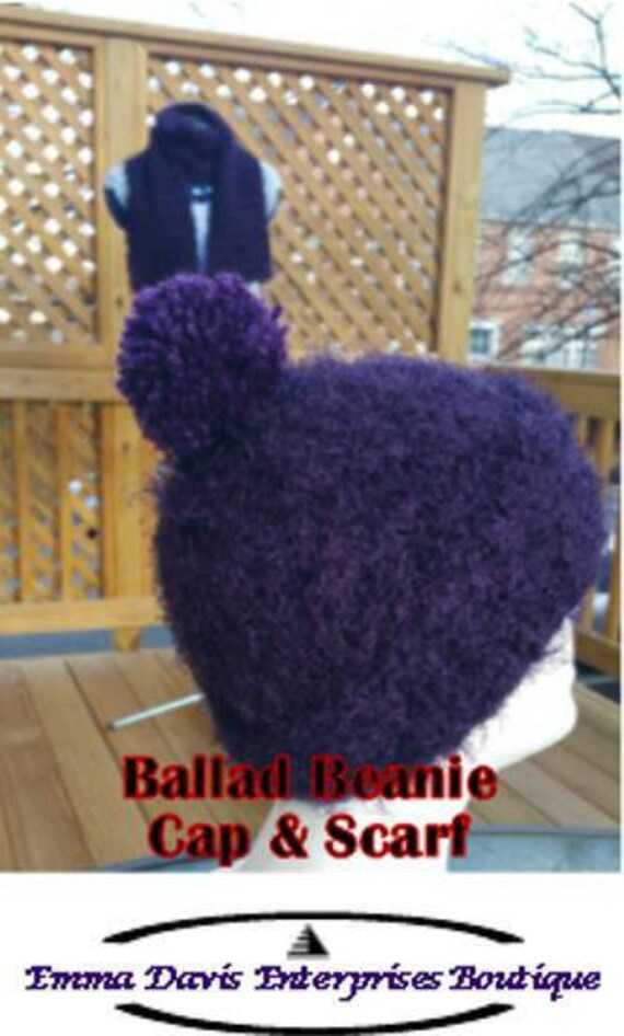 Ede Ballad Emütze Gestrickte Hut Ede Ballad Emütze Gestrickte Hut von EmmaDavisBoutique