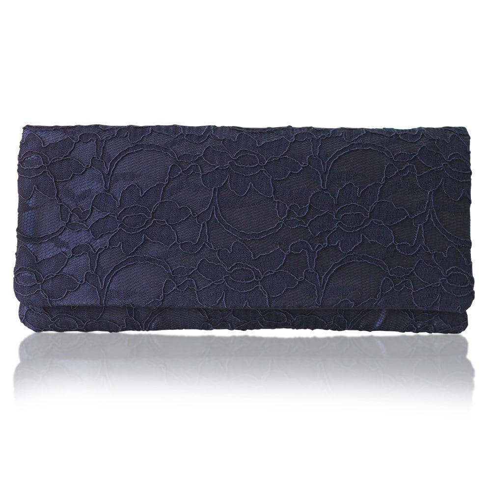 Navy Spitzen Clutch Geldbörse Handtasche, Mutter Der Braut Astrid Navy Spitzen Clutch Geldbörse Handtasche, Mutter Der Braut Astrid von EmmaGordonLondon