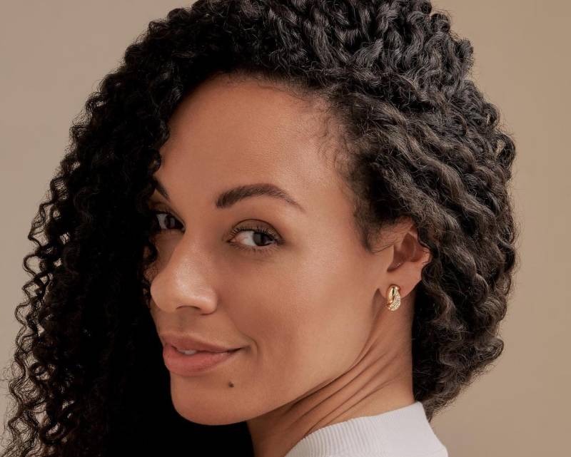 Gold & Pave Crystal Twist Ohrclips Gold & Pave Crystal Twist Ohrclips von EmmaHollandJewellery