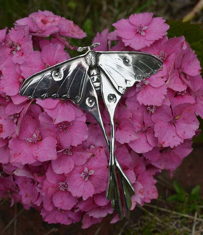 sterling Silber Brosche/Schmetterlingsbrosche von EmmaKeatingJewellery