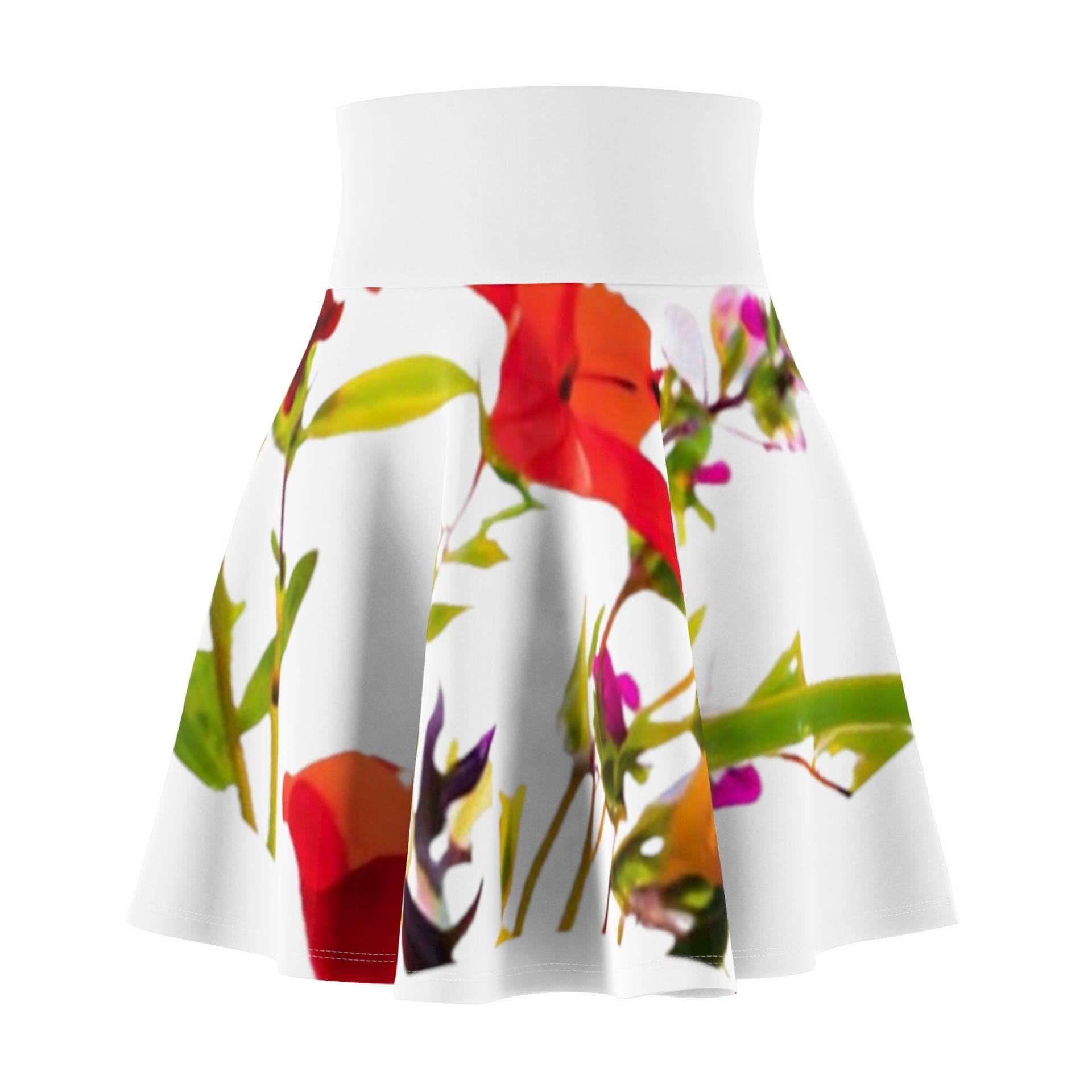 Women's Skater Skirt | Aop Blumendruck, Flowers von EmmaPetersKreationen